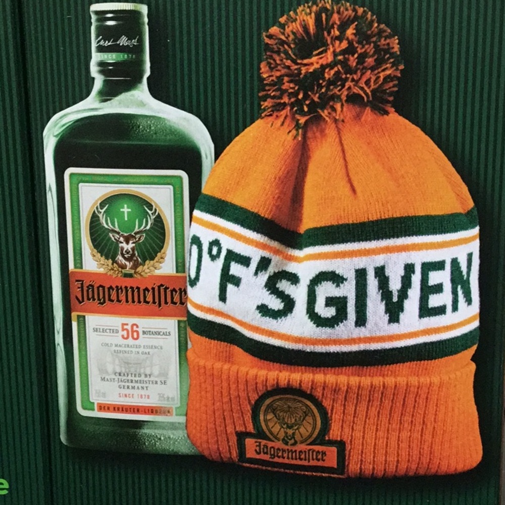 New Jagermister Beanie Gift Set Box